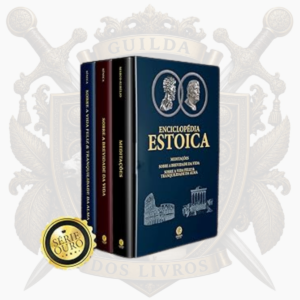 Biblioteca Estoica, box com 3 Livros. - Edição de Luxo Almofadada